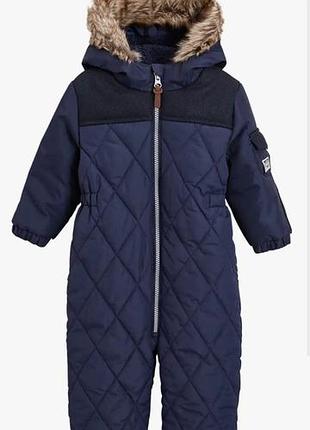 Сплошной комбинезон для мальчика некст комбез теплый
