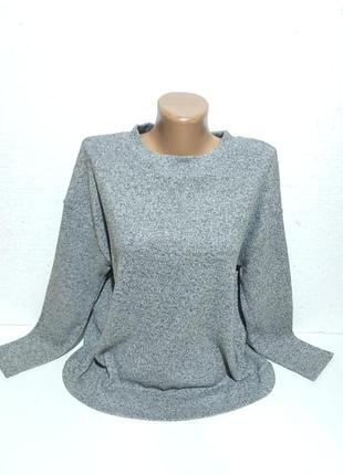 Базовий,сірий джемпер.