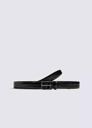 Шкіряний ремінь пояс zara