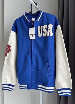 Куртка бомпер zara