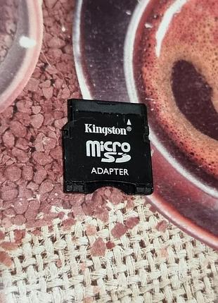 Адаптер microsd->minisd kingston кингстон переходник