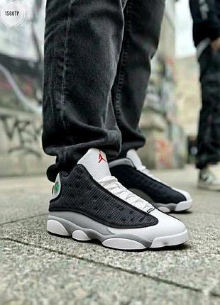 Чоловічі кросівки air jordan 13 retro black flint
