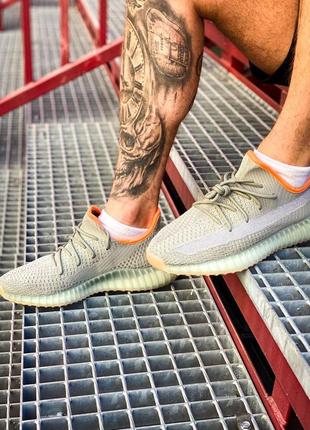 Adidas yeezy 350 v2 "desert sage"🆕шикарные кроссовки адидас🆕купить наложенный платёж