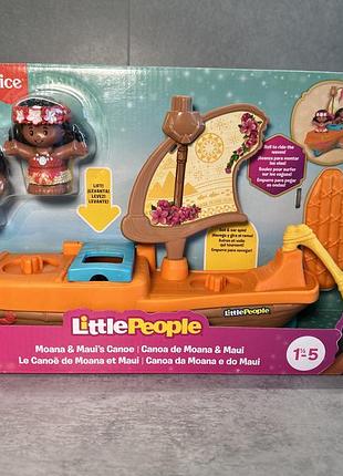 Fisher-price disney princess moana & maui's canoe моана ваяна