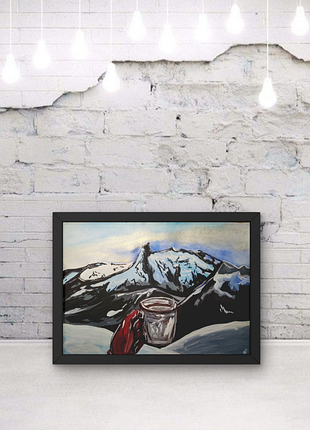 Картина "чашка чаю" , 2018 рік