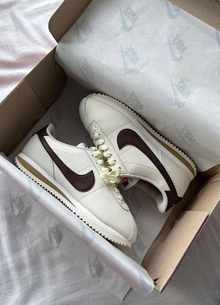 Кроссовки nike cortez beige cacao
