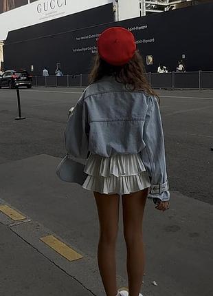 Джинсовий піджак джинсовка бомбер 7