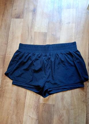 Женские спортивные двойные шорты