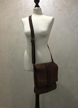 Кожаная  сумка кросс боди  loubs 2