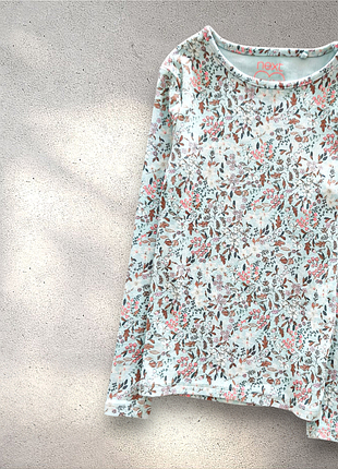 Детская футболка с длинным рукавом от бренда next с цветочным принтом