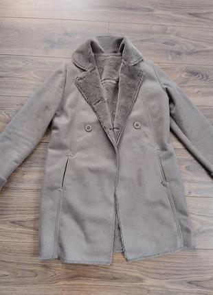 Демісезонна легенька штучна дублянка zara