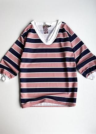 Сукня оверсайз в смужку boohoo