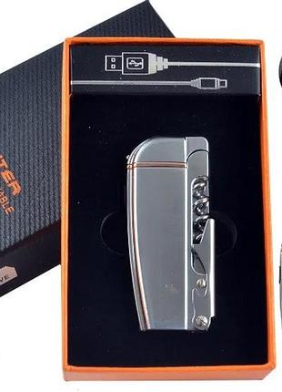 Электроимпульсная usb индикатор заряда, штопор, открывалка (hl-221 silver)