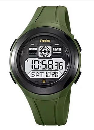 Часы наручные 4012/2104ag skmei, army green, ukraine