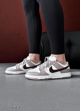 Женские кроссовки nike dunk low sail plum eclipse