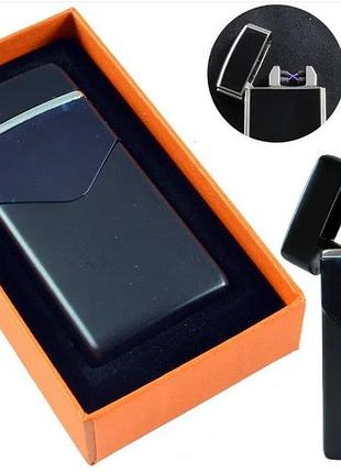 Електроімпульсна usb запальничка в подарунковій (hl-223 business black)