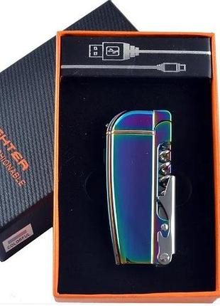 Электроимпульсная usb индикатор заряда, штопор, открывалка (hl-221 colorfull)