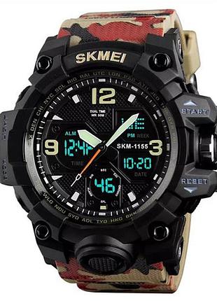 Часы наручные 1155bag skmei, red camo