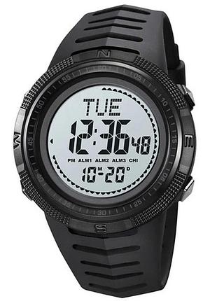 Годинники наручні 2147bkwt skmei, black-white, compass
