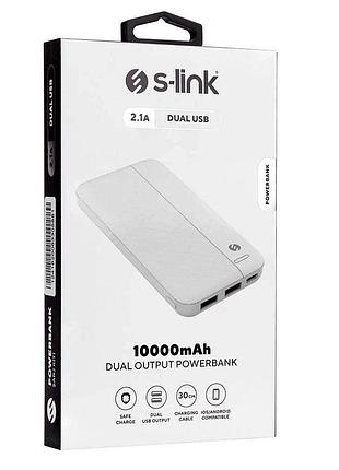 Зовнішній акумулятор power bank s-link 10000 mah