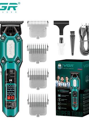 Тример vgr v-900 green, 4 насадки