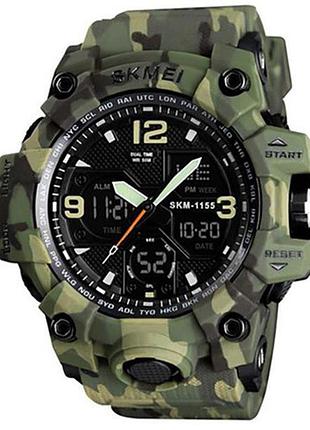 Часы наручные 1155bcmgn skmei, green camo