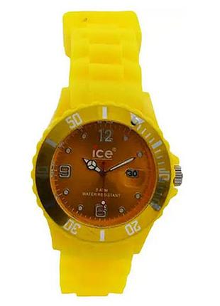 Годинники наручні 7980 дитячі watch календар, yellow
