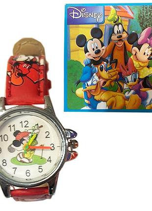 Часы наручные 1922-626 детские каучук, mickey mouse disney