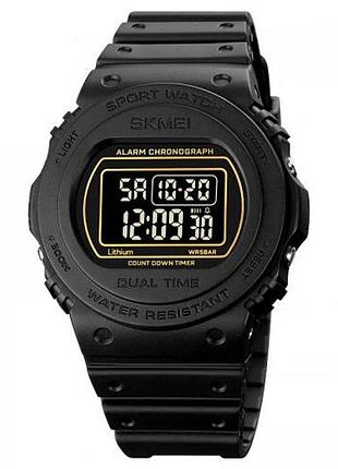 Часы наручные 1776bkbk skmei, black/black