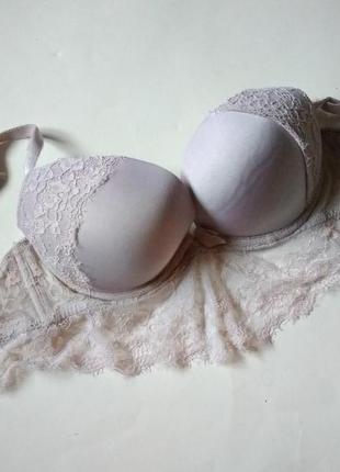 34в 75в/70с очаровательное бюстье бюстгальтер с пуш-ап балконет с кружевом