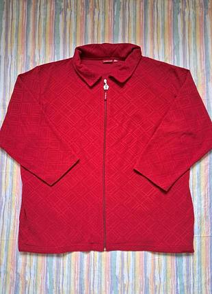 Женская флисовая кофта с карманами 4xl