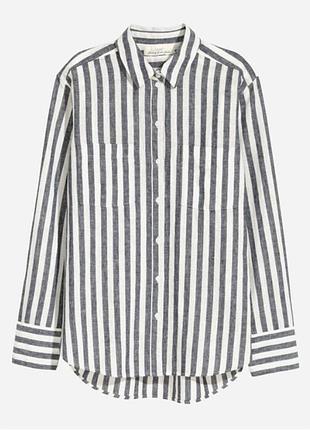 Сорочка жіноча в смужку h&m