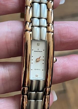 Жіночий годинник romanson mgp 23k gold plated
