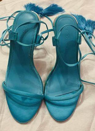 Жіночі бірюзові босоніжки р.36