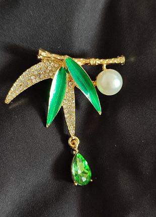 Акция! -25 грн. на любую вторую брошь брошка эвкалипт лучшее предложение