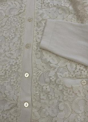 Кофта кардиган з мереживом 6