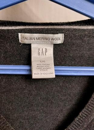 Джемпер из мериносовой шерсти gap 6