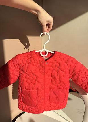 Весняна курточка для дівчинки 98-104