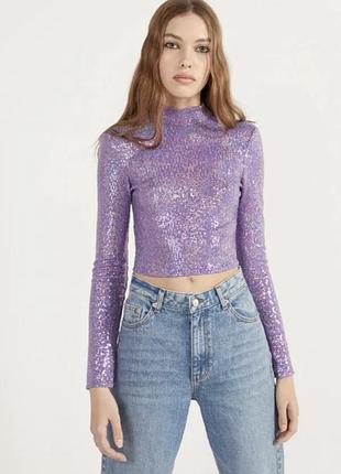 Блискуча кофтинка bershka xs