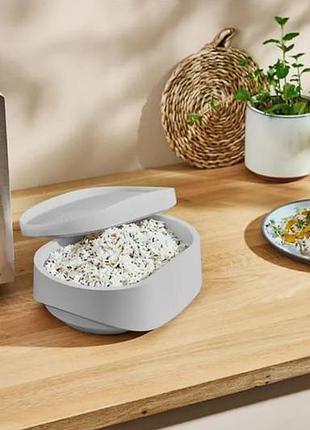 Рисоварка для микроволновки spice & soul (bpa-free), серая, объем ≈2–2.5 л