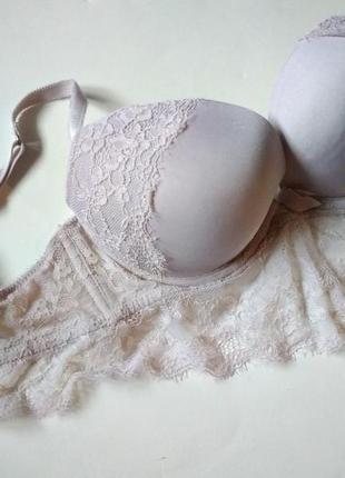 34в 75в/70с очаровательное бюстье бюстгальтер с пуш-ап балконет с кружевом