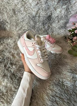 Nike sb dunk low pink white