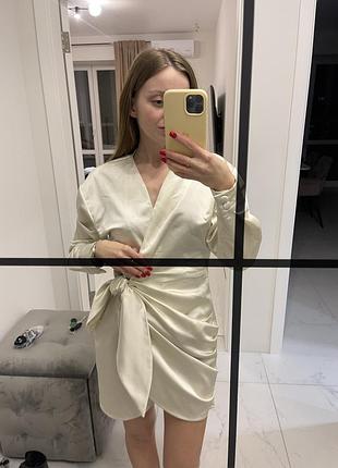 Сукня нарядна святкова атласна al bon