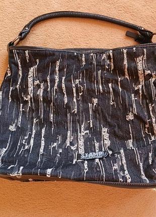 Оригинальная джинсовая женская сумка