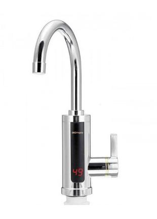 Delimano rx-011 ∙кран – бойлер з екраном хромований пластик 24