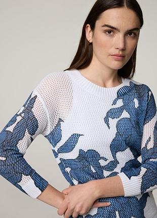 Хлопковая фирменная блуза- лонгслив/ xl/brend paul kehl