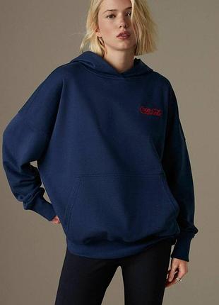 Худі темно синього кольору coca cola 2