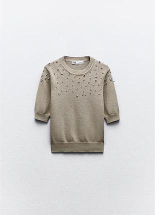 Футболка/светр на короткий рукав zara