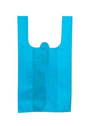 Сумка-майка,бірюза (375),250х450х130мм,40 г/м.кв. тм ecobag