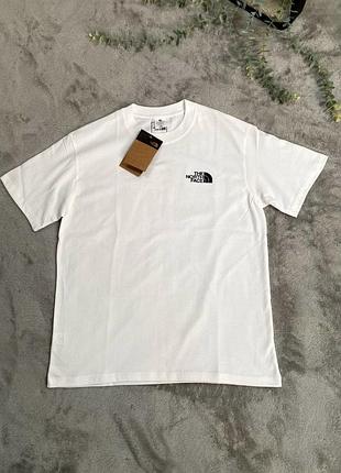 Футболка the north face біла